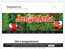 Tablet Screenshot of hangyafarm.hu